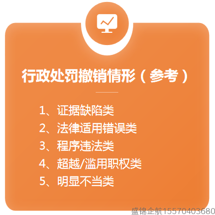 行政处罚撤销情形（参考）